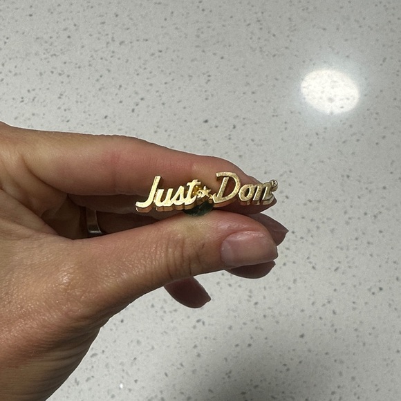 Just Don Gold Logo Pin - Picture 1 of 1
